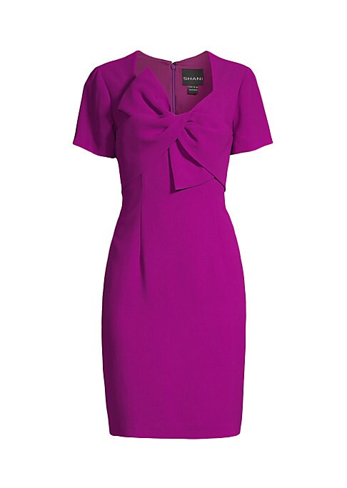 Bow-Detail Cocktail Dress