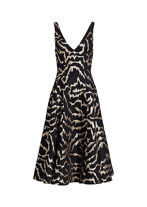 Shimmering Animal Print Dress