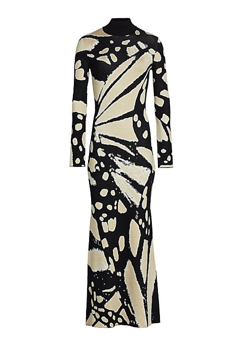 Butterfly Backless Elegance