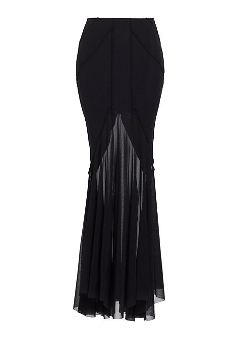 Chic Tulle Fishtail Skirt