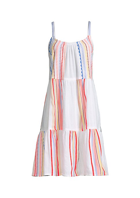 Vibrant Stripe Midi Dress