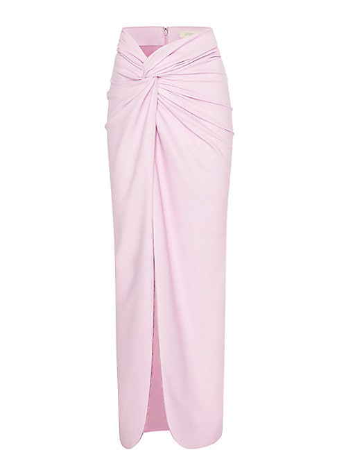 Asymmetrical Faux Leather Skirt