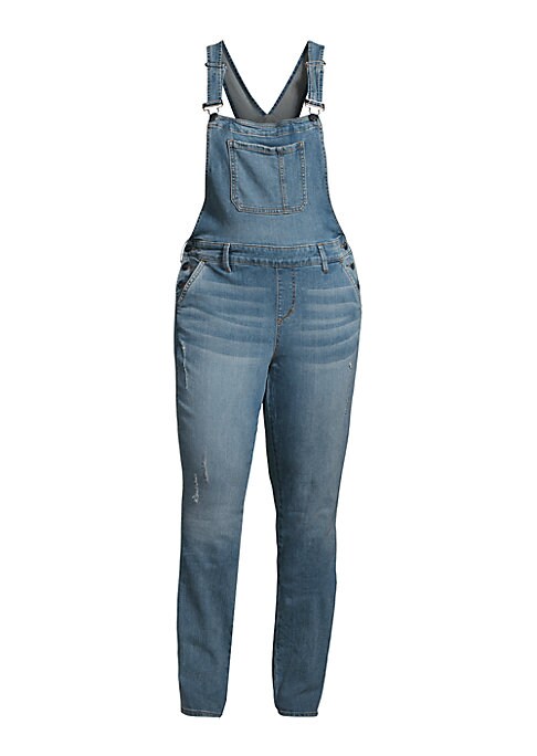 Chic Stretch Denim Overalls