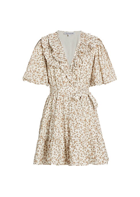 Floral Ruffle Mini Dress