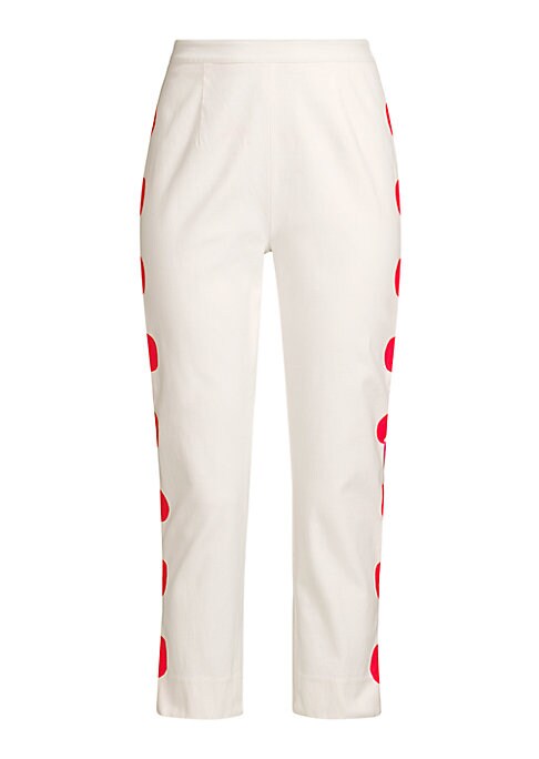 Circle Pattern Pull-On Pants