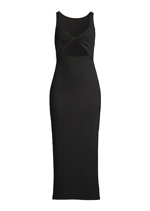 Chic Cut-Out Midi Dress