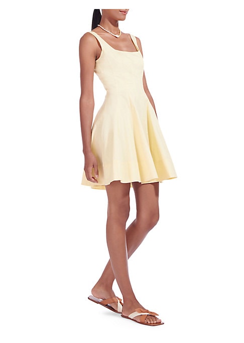 Chic Square Neck Dress