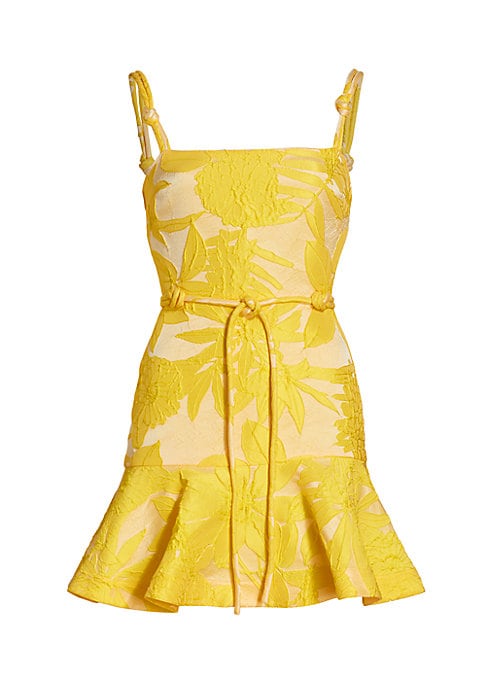 Floral Knot Mini Dress