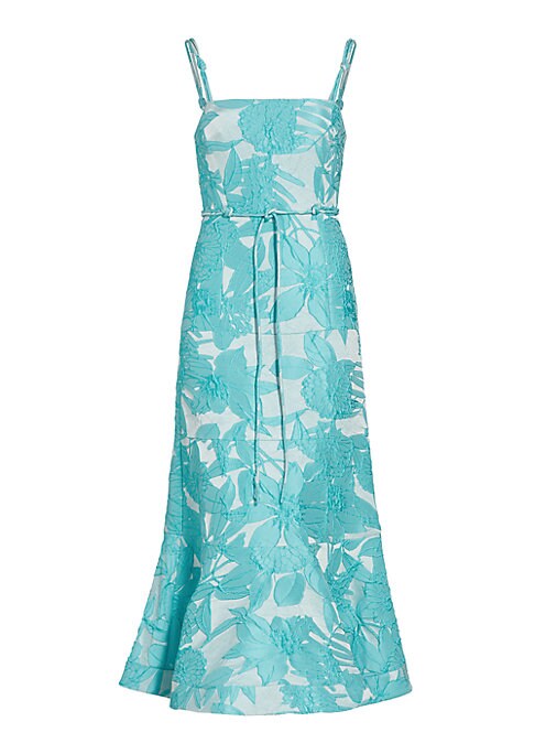 Floral Flair Midi Dress