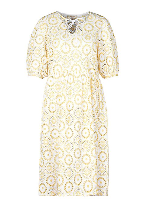 Floral Puff Sleeve Midi Dress