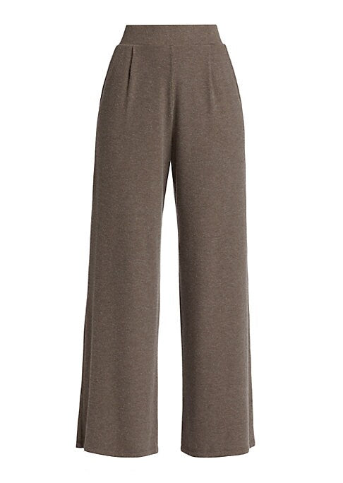Chic Knit Wide-Leg Trousers