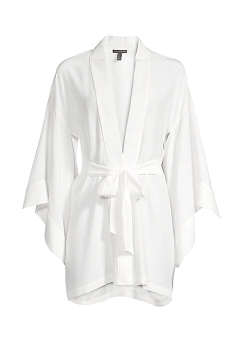Elegant Silk Wrap Robe