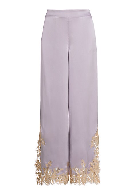 Luxe Lace Silk Pants