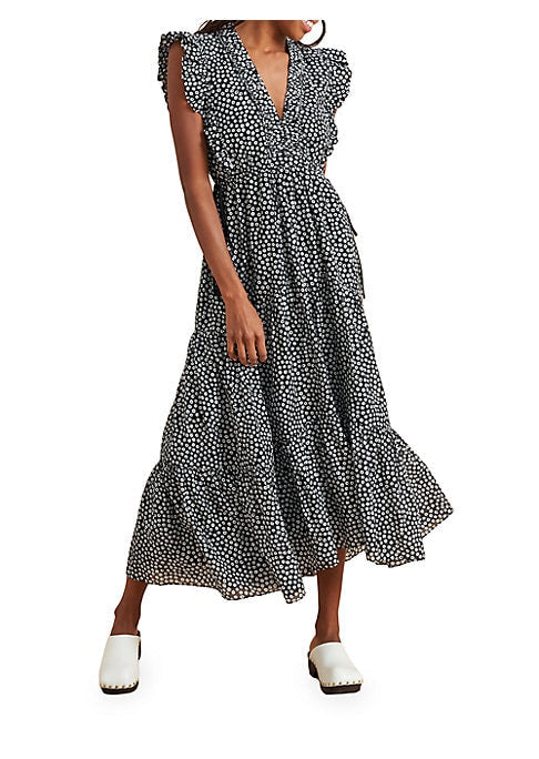 Ruffled Dot Dress