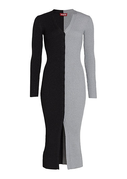 Chic Colorblock Sweaterdress