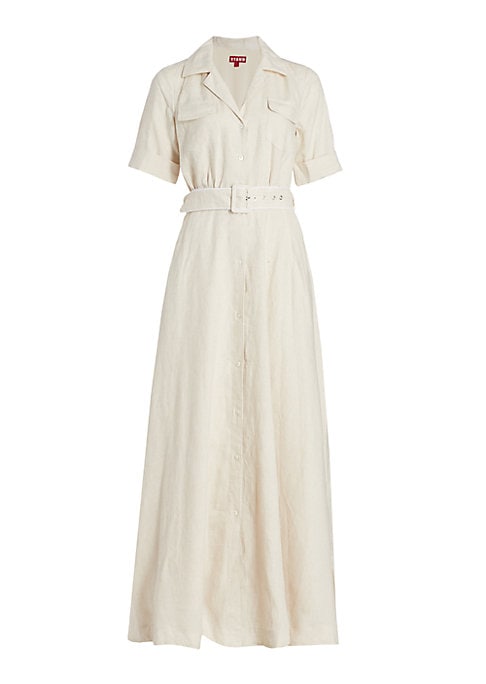 Belted Linen Dream Dress