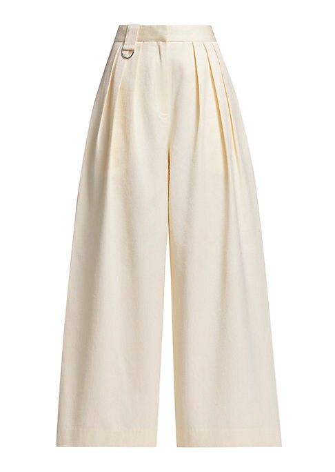 D-Ring Pleat Trousers