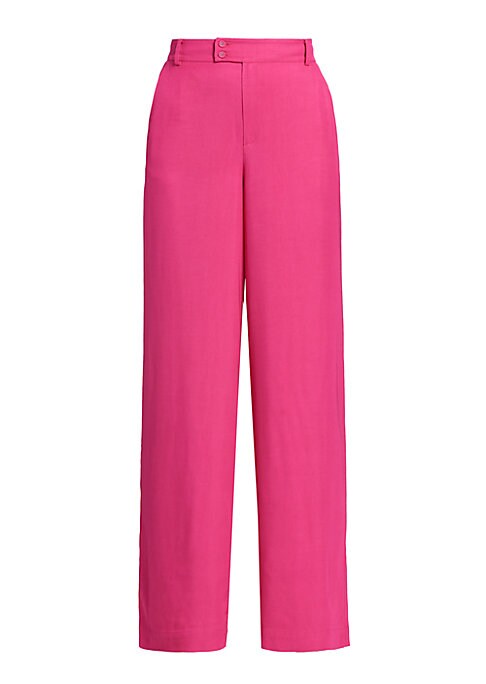 Vibrant Wide-Leg Trousers