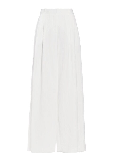 Silky Wide-Leg Trousers