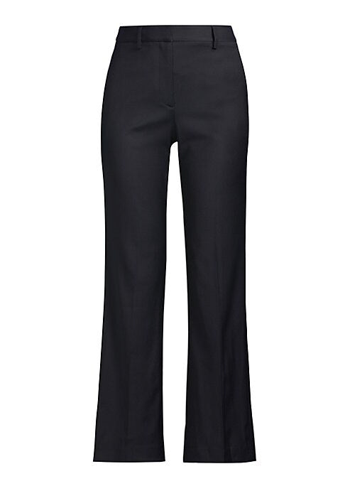 Chic Wool Boot-Cut Trousers