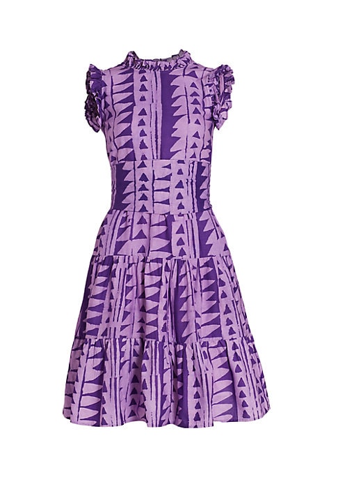 Geometric Ruffle Delight