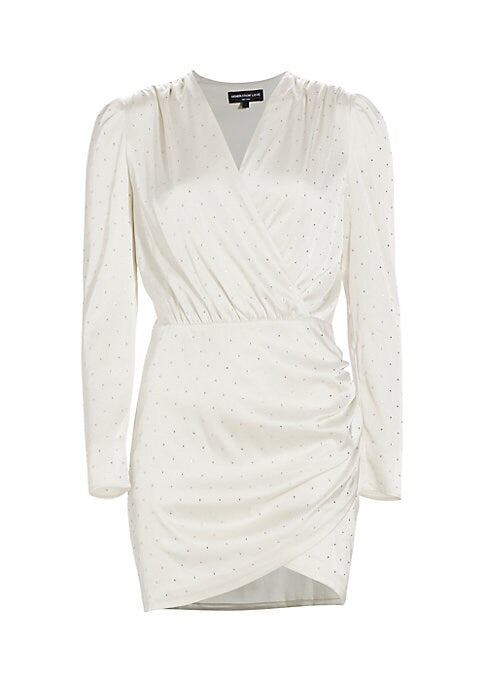 Satin Sparkle Mini Dress