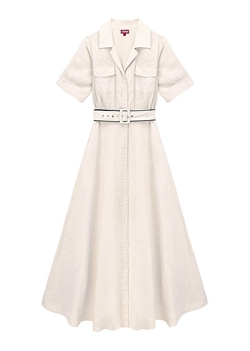 Chic Linen Maxi Dress
