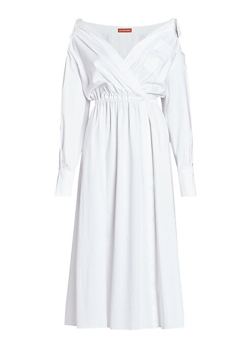 Chic A-Line Midi Dress