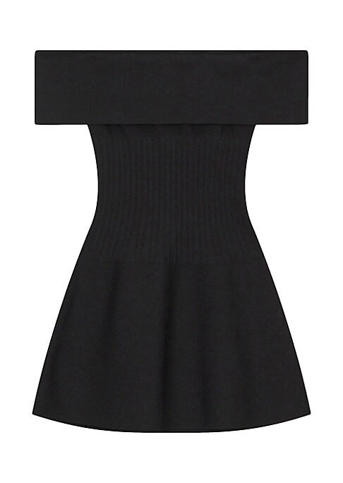 Chic Ribbed Minidress