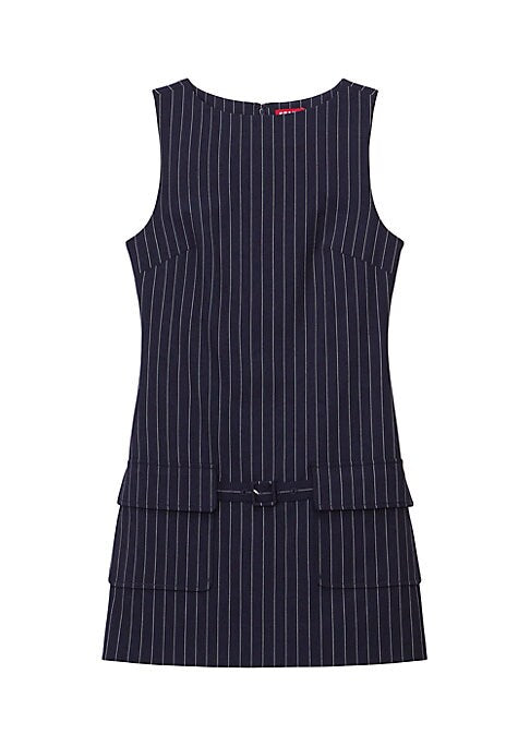 Pinstripe Chic Mini Dress