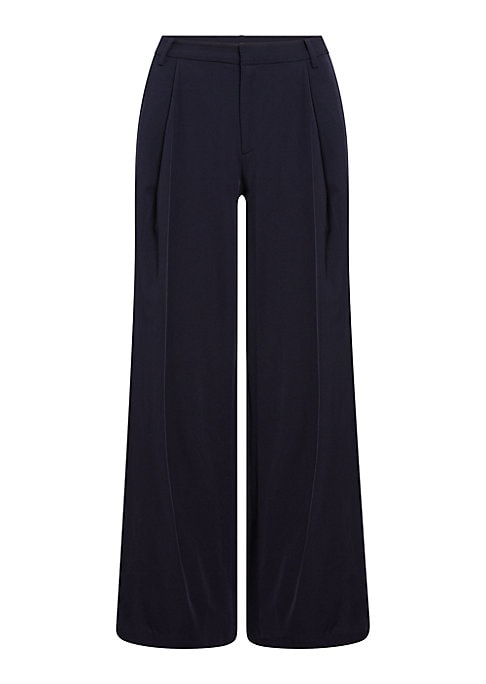 Chic Wool Boyfriend Pants