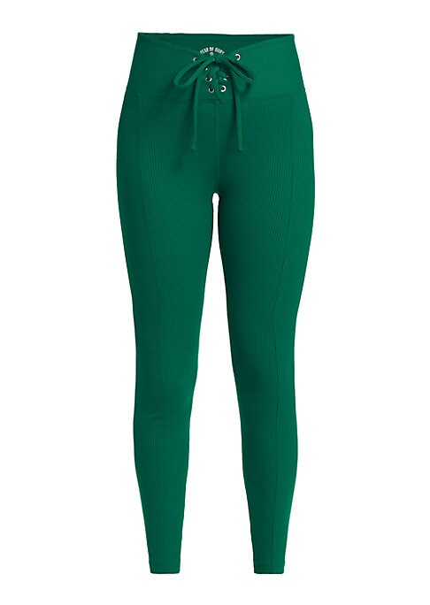 Luxe Lace-Up Leggings