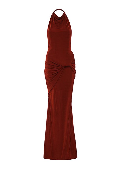 Cowl Neck Elegance Gown