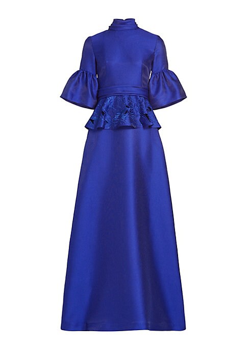 Embroidered Elegance Gown