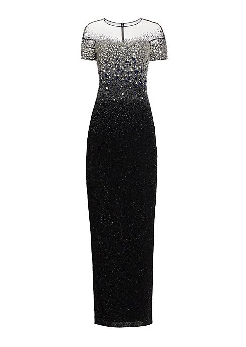 Sparkling Semi-Sheer Dress