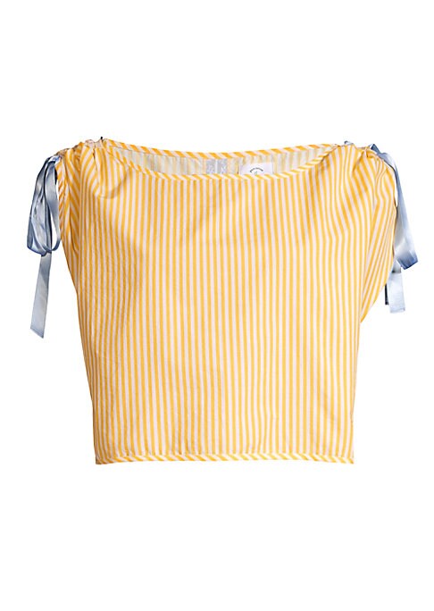 Chic Striped Crop Top