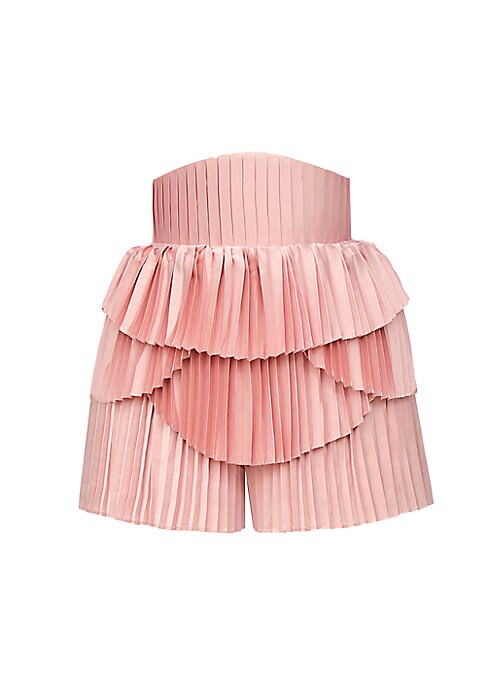 Chic Pleated High Shorts
