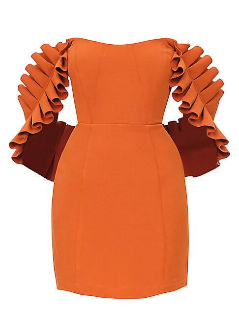 Ruffled Charm Cocktail Dress