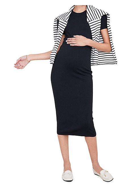 Versatile Maternity Midi Dress