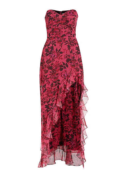 Floral Ruffle Party Dress