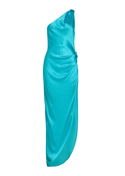 Silken Asymmetrical Elegance