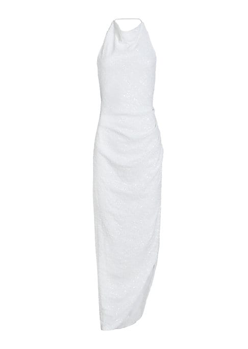 Dazzling Asymmetric Evening Dress