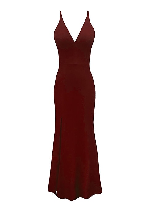 Elegant Slit Mermaid Dress