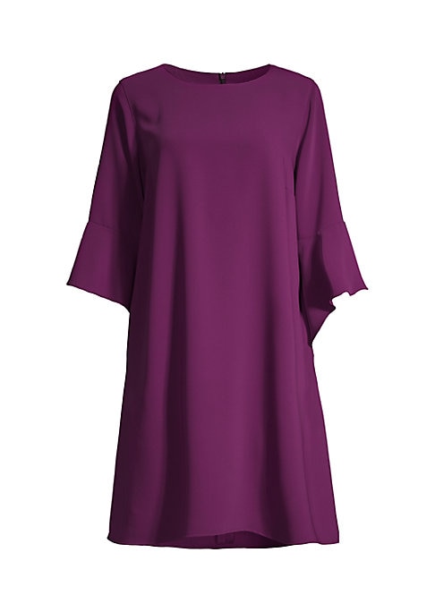 Elegant Bell-Sleeve Dress