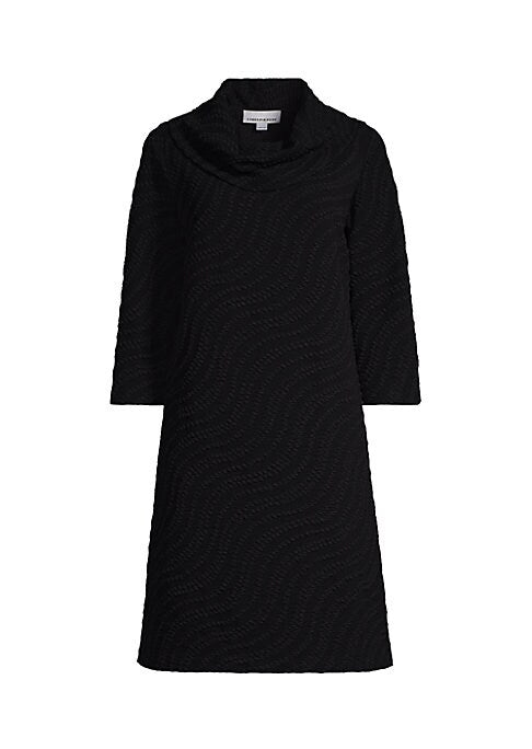 Draped Knit Minidress