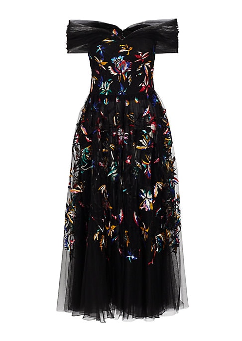 Floral Tulle Elegance Dress