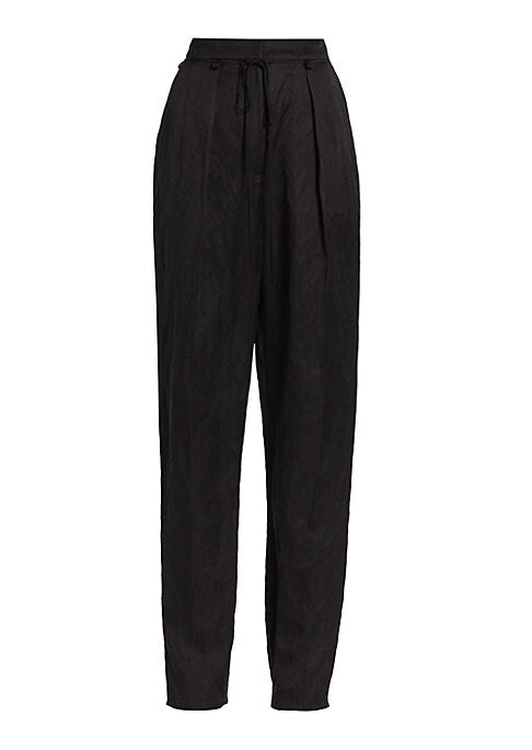 Linen Pleat Trousers