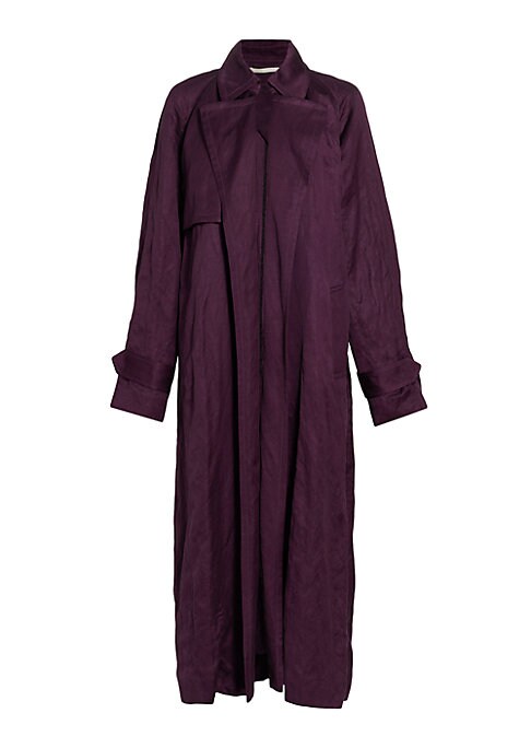 Luxe Crinkle Trench