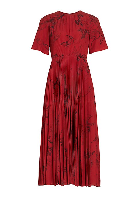 Floral Pleat Dress