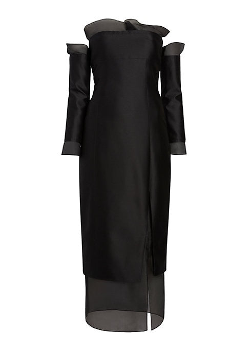 Silk Sheer Elegance Dress